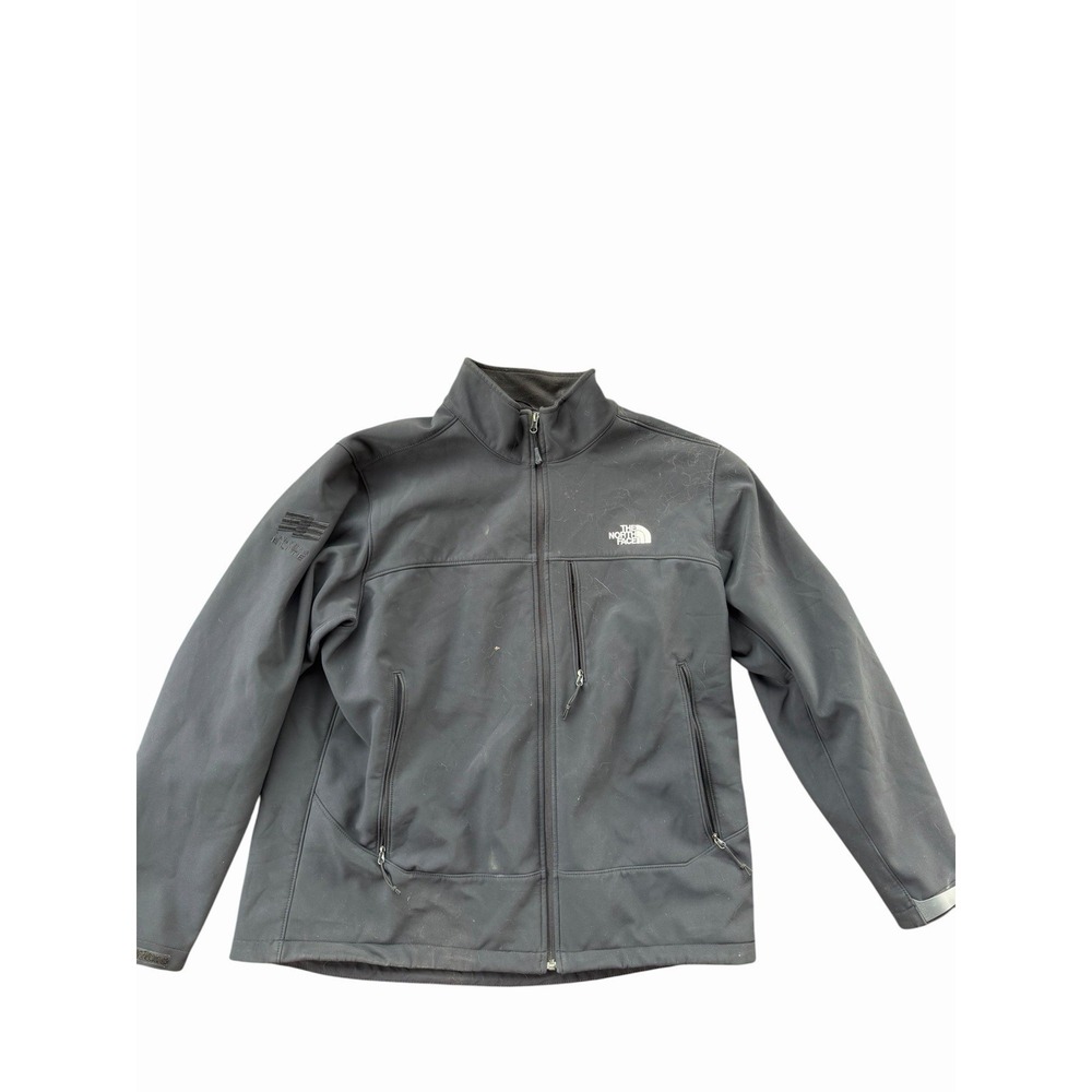 The North Face Jacket Mens XL Black Softshell Full Zip Outdoor